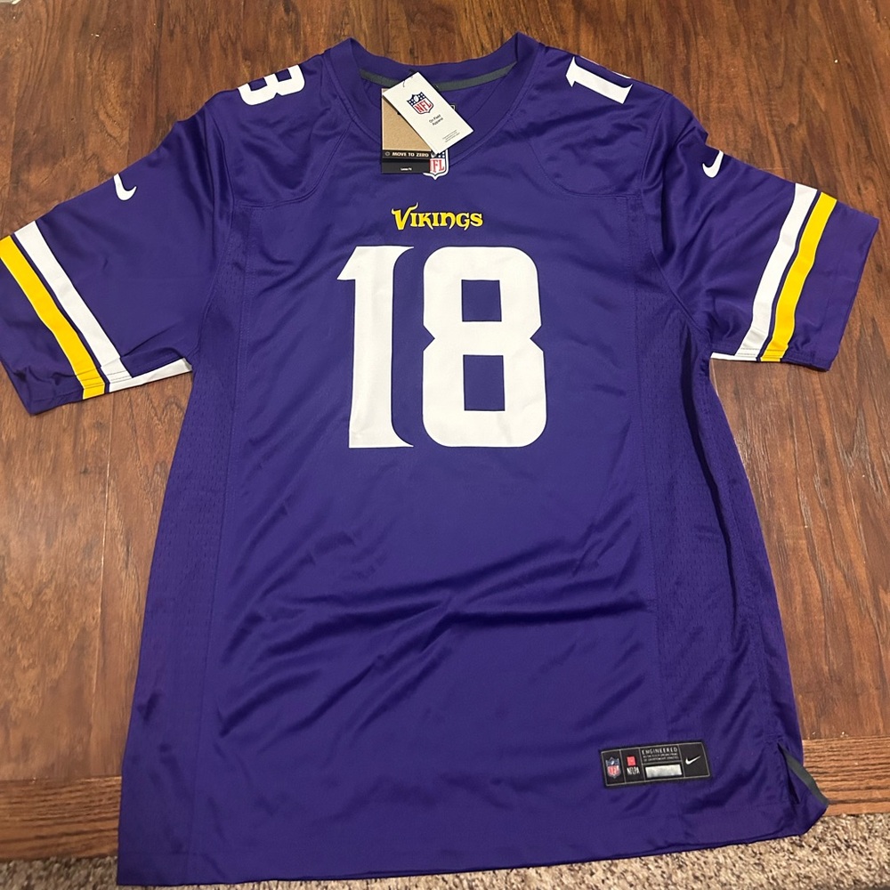 Brand new nike Minnesota Vikings, Justin Jefferson jersey size XL